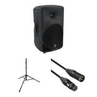 Mackie SRM350 1000W Altavoz Portátil Activo de 10"" con Soporte de Acero y Cable XLR