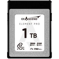 Exascend CFexpress 4.0 Type B 1TB Element Pro - 3500 MB/s Lectura, 3100 MB/s Escritura, Re