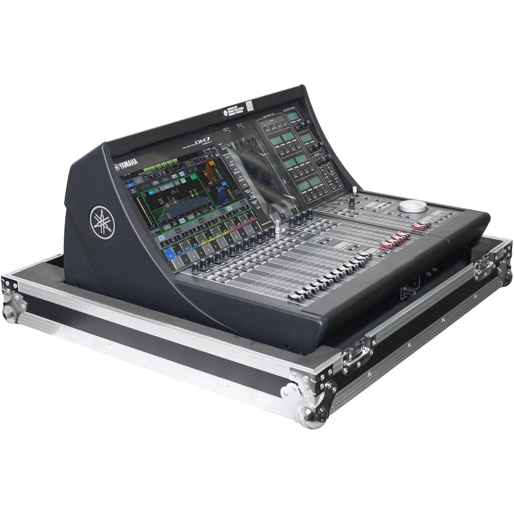 ProX Flight Case ATA para Yamaha DM7 Compact + Extension - Alta Densidad, Esquinas de Acer