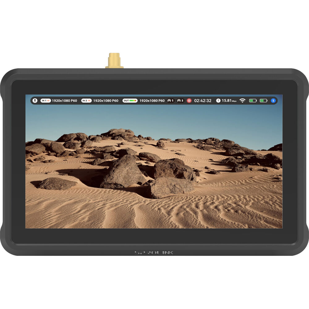 Sprolink MD2-4K Switcher de Presentación Dual-Channel con Pantalla Táctil de 5.5"" y Sali