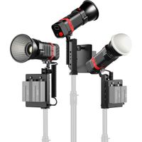 GVM PL60B Kit de Monolight LED Bi-Color (3 Luces) - 2700-6800K, CRI 97, Control por App, E