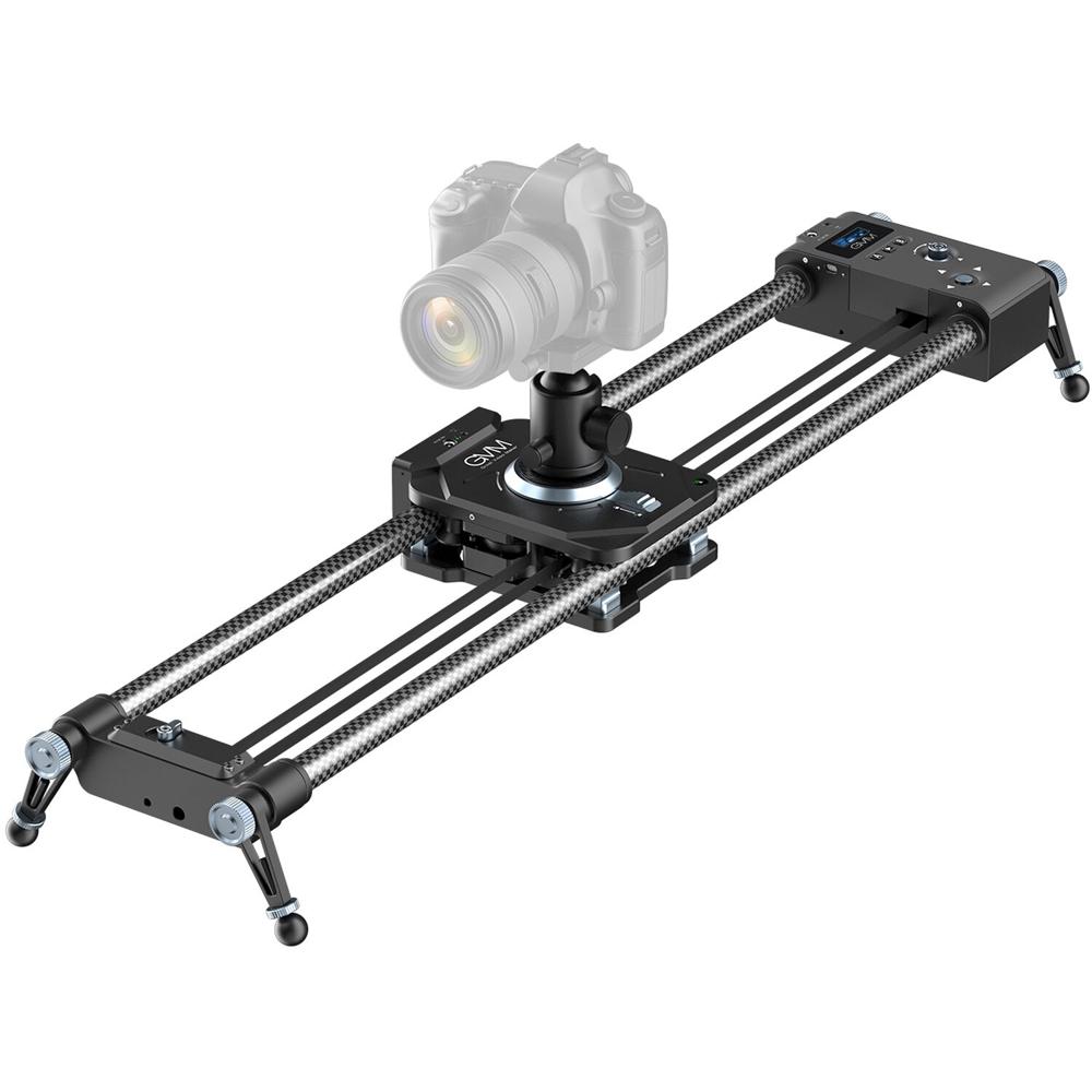 GVM Slider Motorizado de Carbono 2 Ejes 32"" - Control Bluetooth, Capacidad de Carga 15 kg,