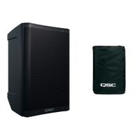 QSC CB10 Altavoz Portátil de 10"" con Batería y Kit de Funda Protectora