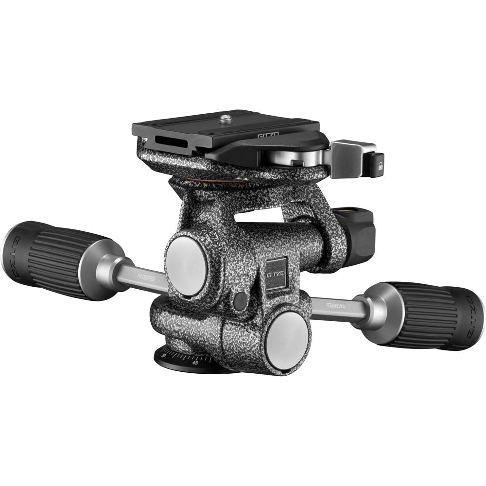 Gitzo Cabezal Fluido 3 Vías GHF3W con Capacidad de Carga de 28.6 lb y Altura de 4.5""