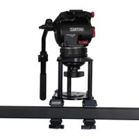 Cartoni Clamp-On Riser/Hi-Hat Kit con Cabezal de Video Focus 10 (100mm) - Soporta hasta 24