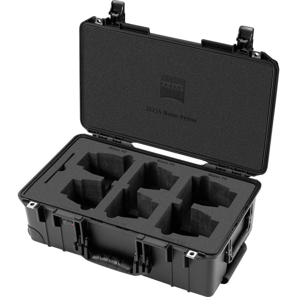 ZEISS Nano Prime Transport Case - Estuche Duro para Seis Lentes con Inserto de Espuma y Co