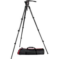 Manfrotto Tripod System 526, 536K-1 con Cabezal 526-1 y Trípode de Carbono 536