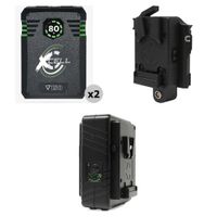 Core SWX Kit de 2 Baterías Inteligentes XCell 148Wh V-Mount con Placa y Cargador Doble Co