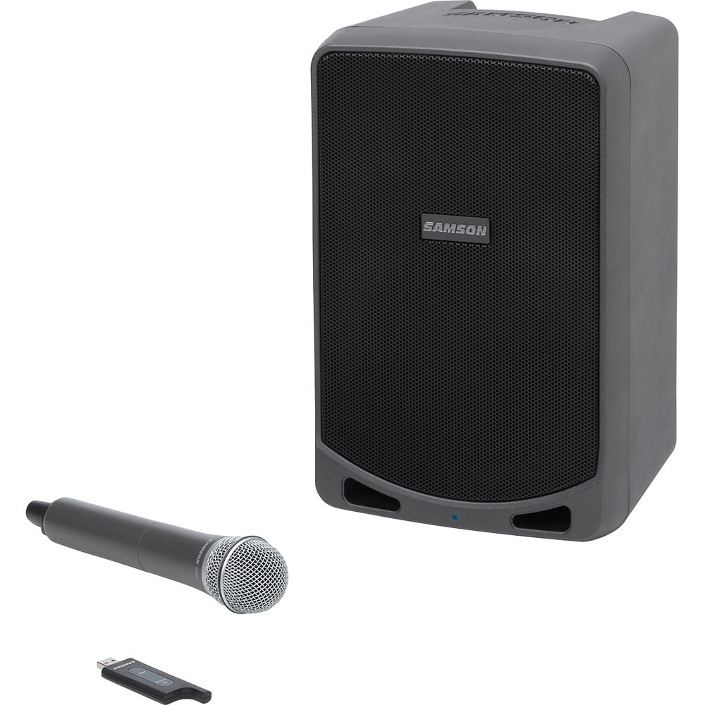 Samson XP106w Sistema PA Portátil 100W con Micrófono Inalámbrico y Bluetooth