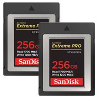 SanDisk Tarjeta CFexpress 256GB Extreme PRO Type B - Velocidades de hasta 1700 MB/s de lec