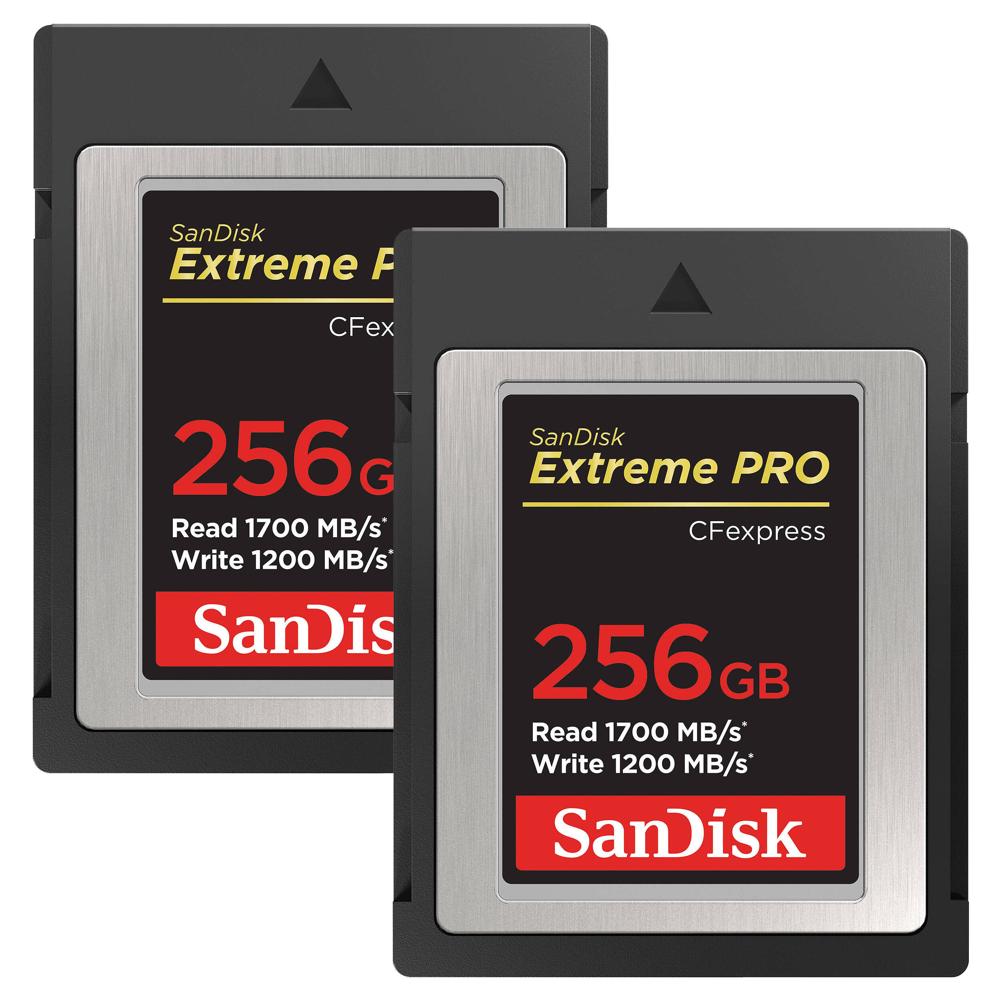 SanDisk Tarjeta CFexpress 256GB Extreme PRO Type B - Velocidades de hasta 1700 MB/s de lec