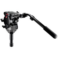 Manfrotto Cabezal de Video Fluido 526-1 con Placa Deslizante 357PLV-1, Soporta hasta 35 lb