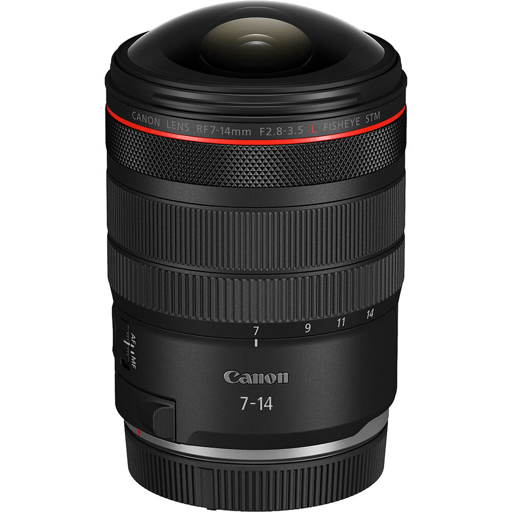 Canon RF 7-14mm f/2.8-3.5 L Fisheye STM - Lente Ultra Gran Angular con Sistema de Filtro D