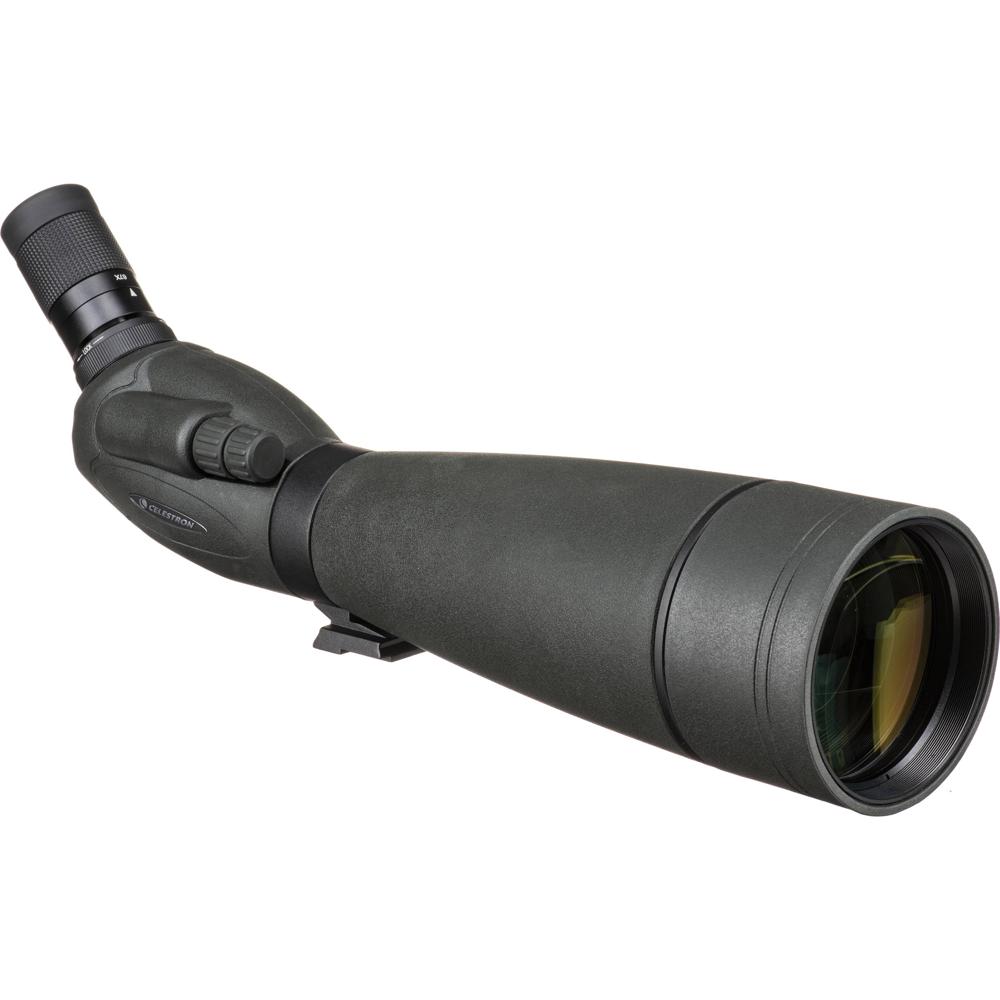 Celestron TrailSeeker 100 22-67x100 Telescopio Spotting Scope Angulado, Lente Objetivo de