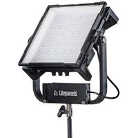 Litepanels Gemini 1x1 Hard Panel LED RGB - 2700 a 10,000K, CRI 98, Dimable, Incluye Yoke E