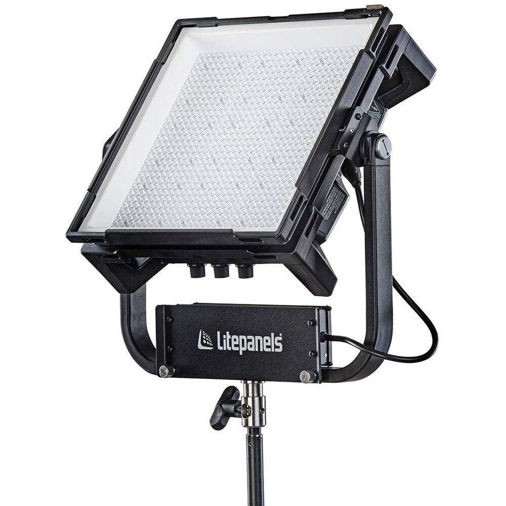 Litepanels Gemini 1x1 Hard Panel LED RGB - 2700 a 10,000K, CRI 98, Dimable, Incluye Yoke E
