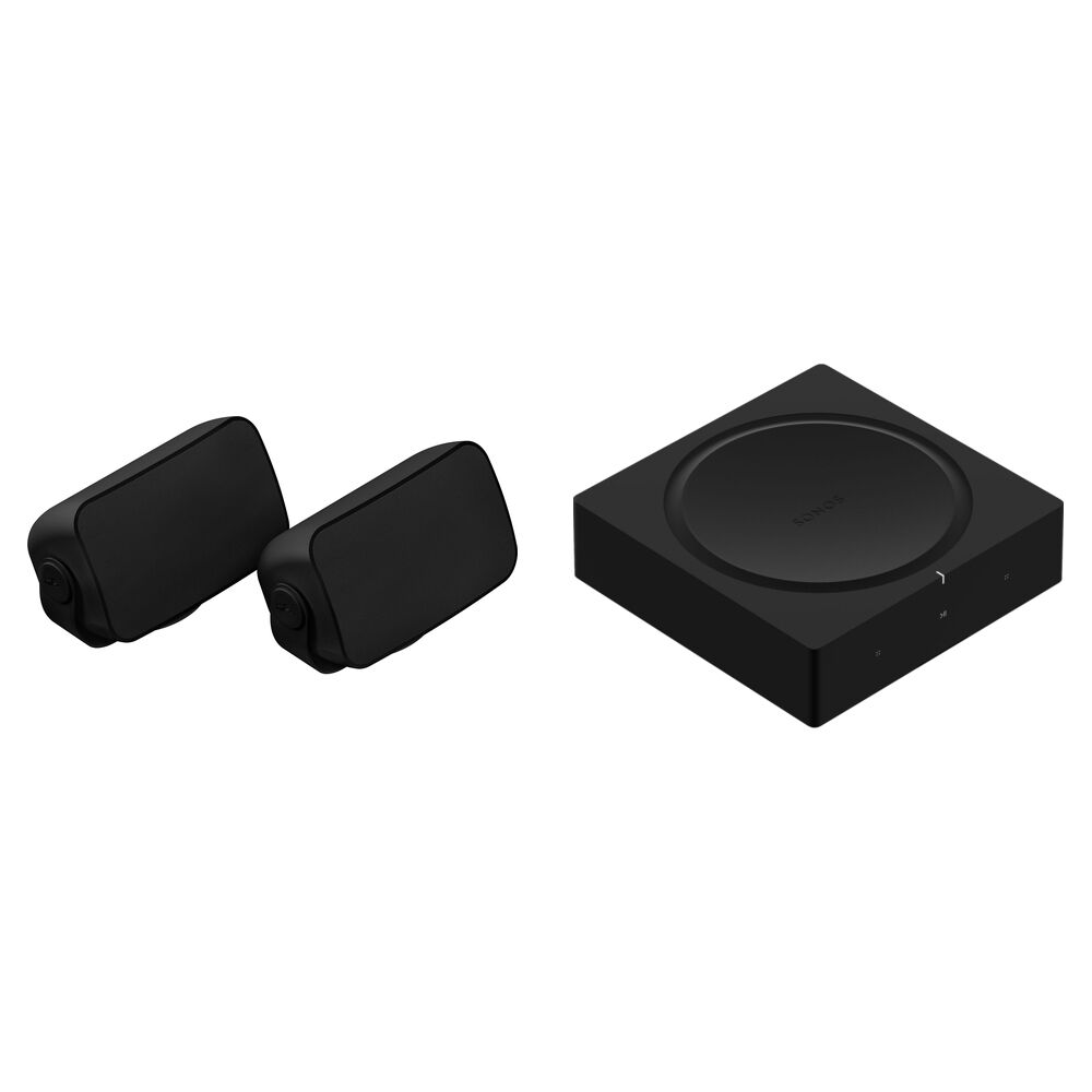 Sonos Set Exterior Sonance con Amplificador 250W - Resistente a Climas Extremos