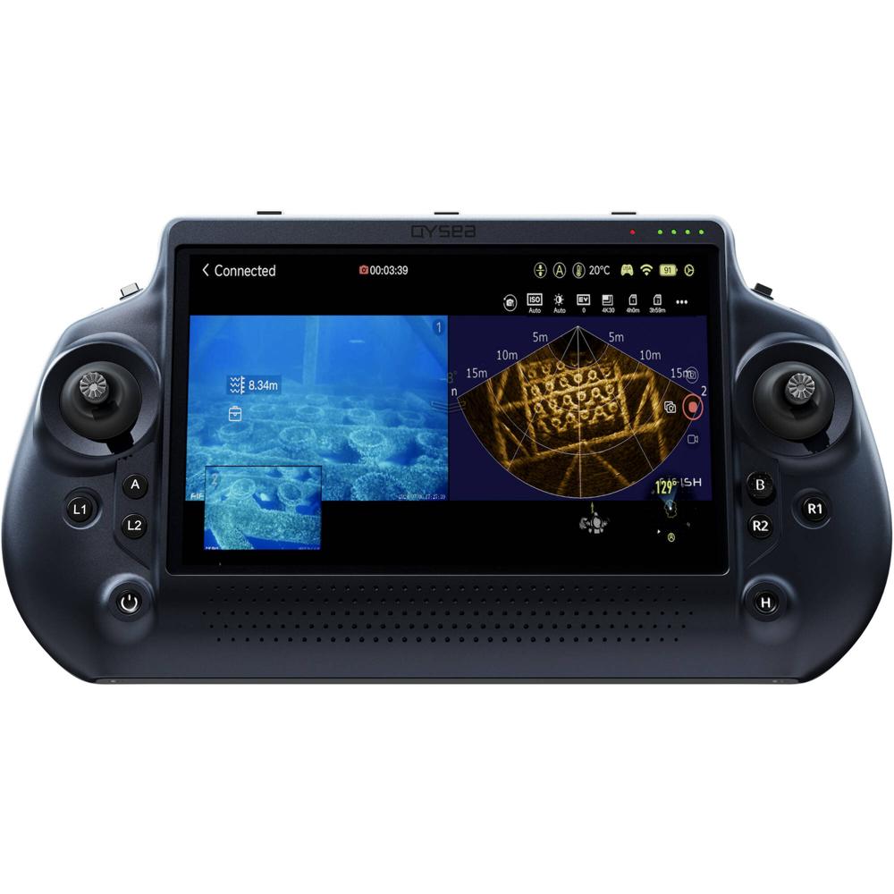 QYSEA Control Remoto Industrial para FIFISH ROV - Pantalla LCD de 7"" Full HD, 1500 nits, R
