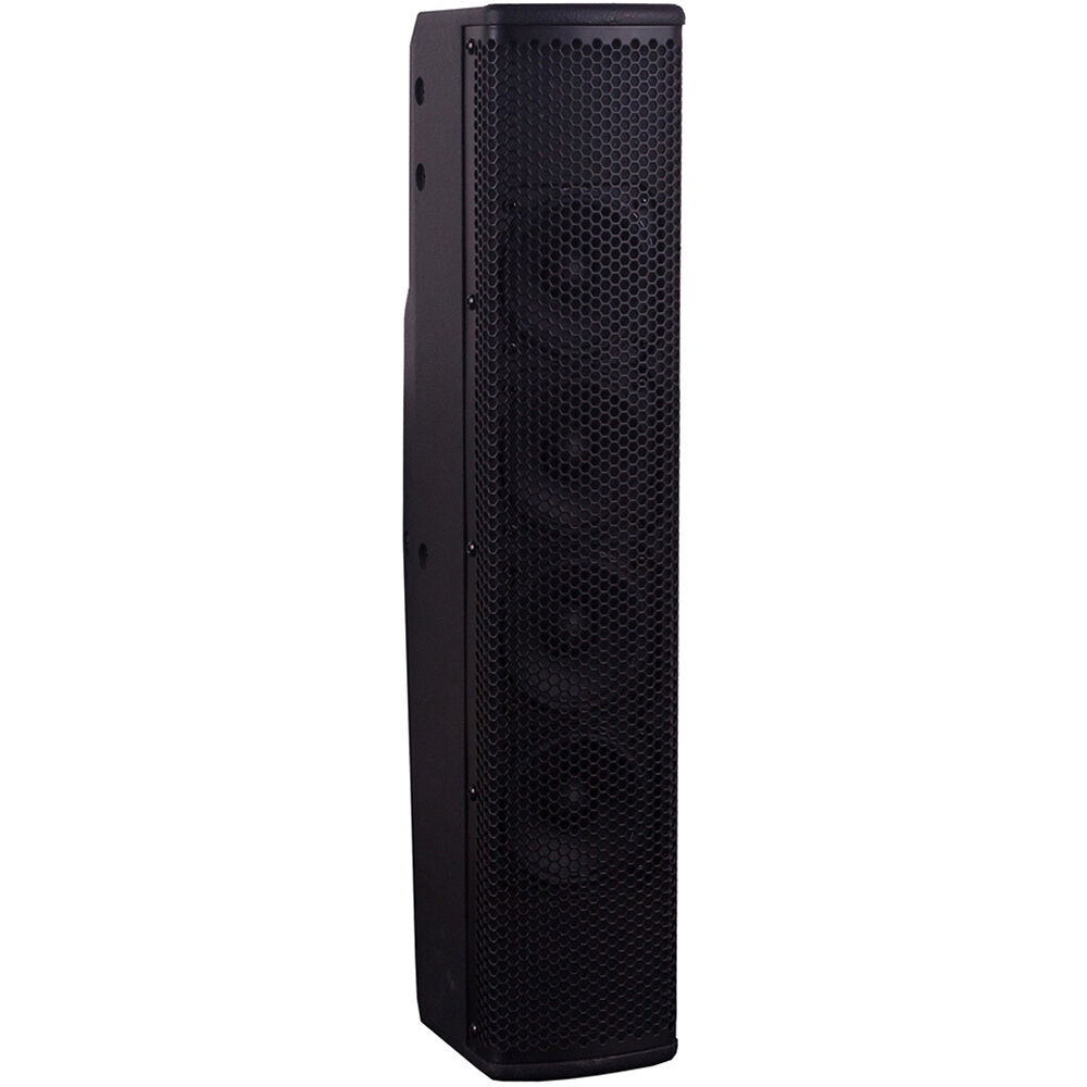 MuxLab Altavoz de Columna Dante PoE 60W - Soporte para Dante, Amplificador Integrado, Dise