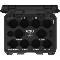 DZOFilm Estuche Duro para 10 Lentes VESPID - Resistente al Agua IP67 con Válvula de Igual