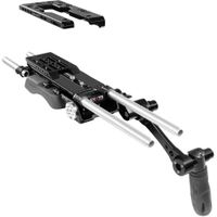 SHAPE Baseplate Kit para Cámara Sony PXW-FX9 con Placa Superior y Manija Rosette