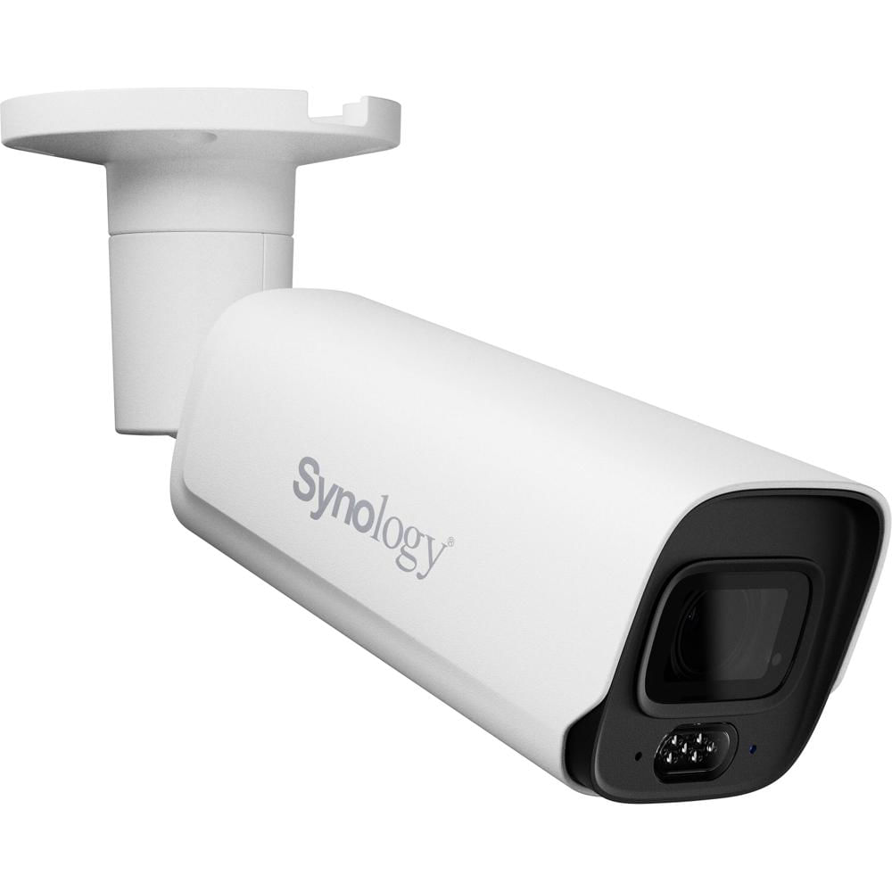 Synology BC800Z Cámara de Seguridad Exterior 8MP con Visión Nocturna, Lente Varifocal Mo