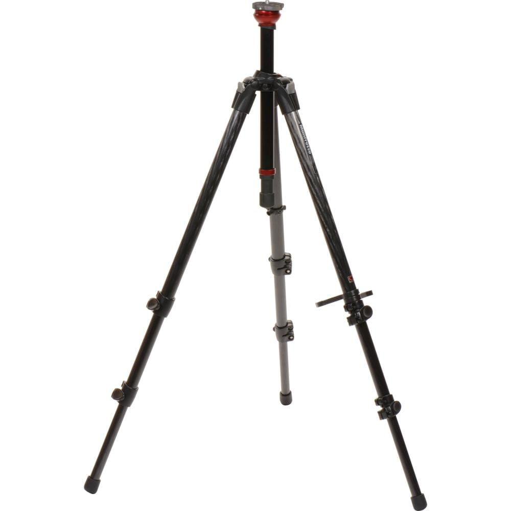 Manfrotto Trípode de Video 755CX3 MagFibre con Columna Central Rápida - Soporta 26.5 lb,
