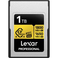 Lexar Tarjeta de Memoria CFexpress 4.0 Type A 1TB Professional GOLD - Velocidades de Lectu
