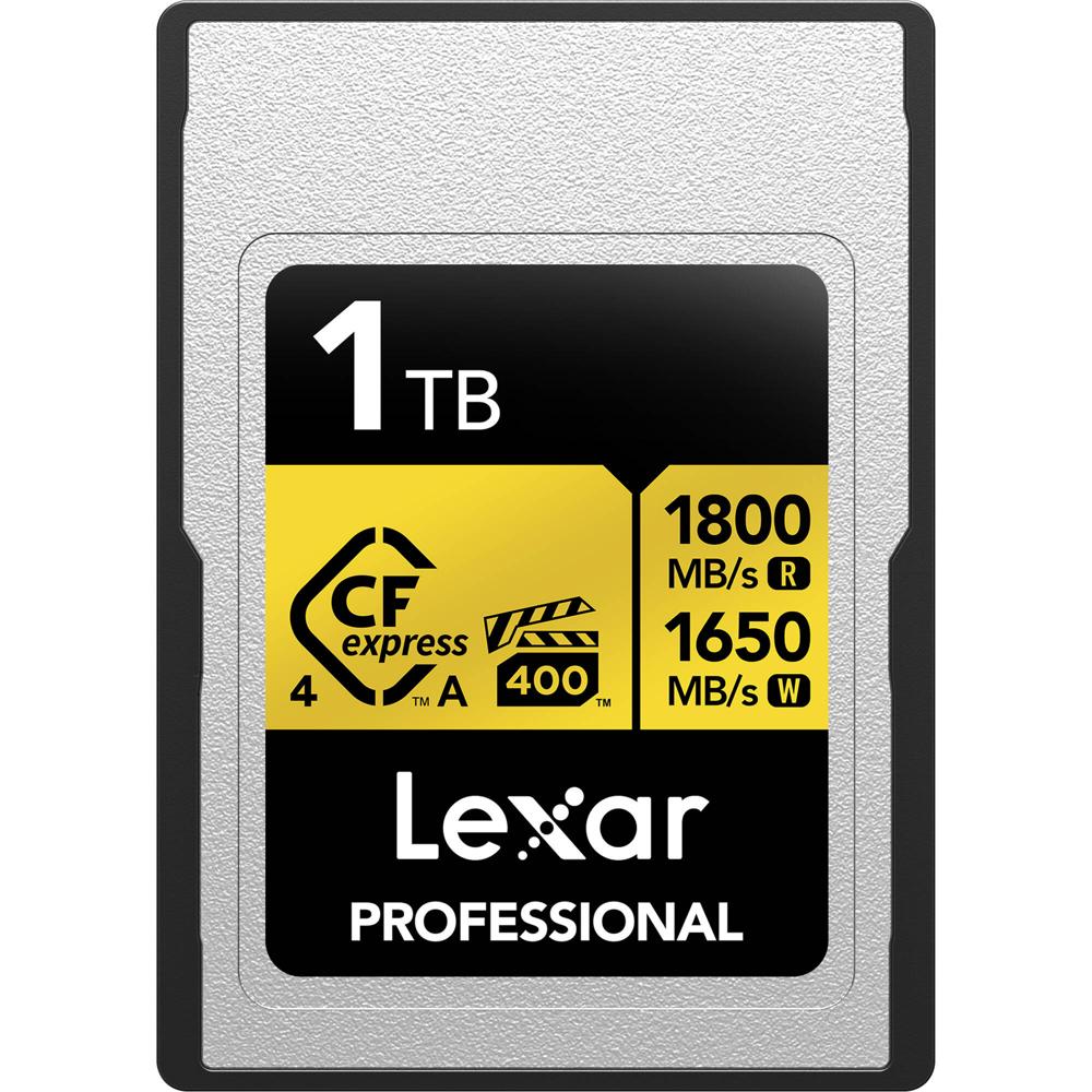 Lexar Tarjeta de Memoria CFexpress 4.0 Type A 1TB Professional GOLD - Velocidades de Lectu