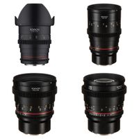 Rokinon Lentes Cine DSX 24, 35, 50 & 85mm T1.5 para Montura Sony E