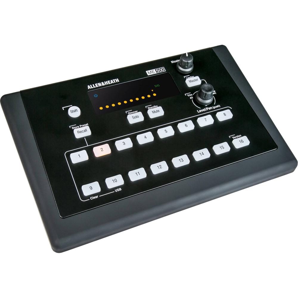 Allen & Heath ME-500 Mezclador Personal Digital de 16 Canales, Compatible con dLive, GLD,