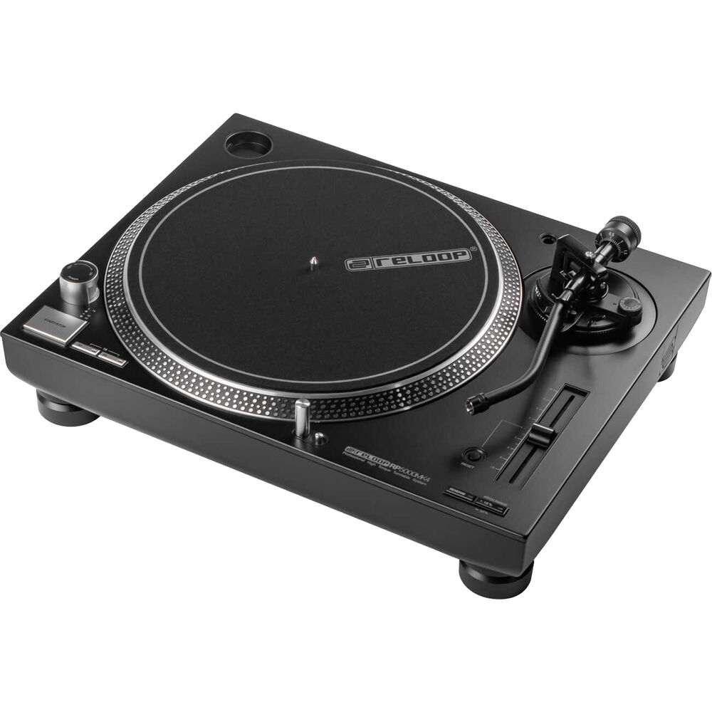 Reloop RP-5000 MK4 Tornamesa Profesional de Alto Torque con Motor DC Rediseñado, 2.5 kgf/