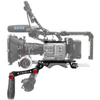 SHAPE Baseplate con Top Plate Kit para Sony FX6 - Aluminio, Compatible VCT-14, Incluye Var