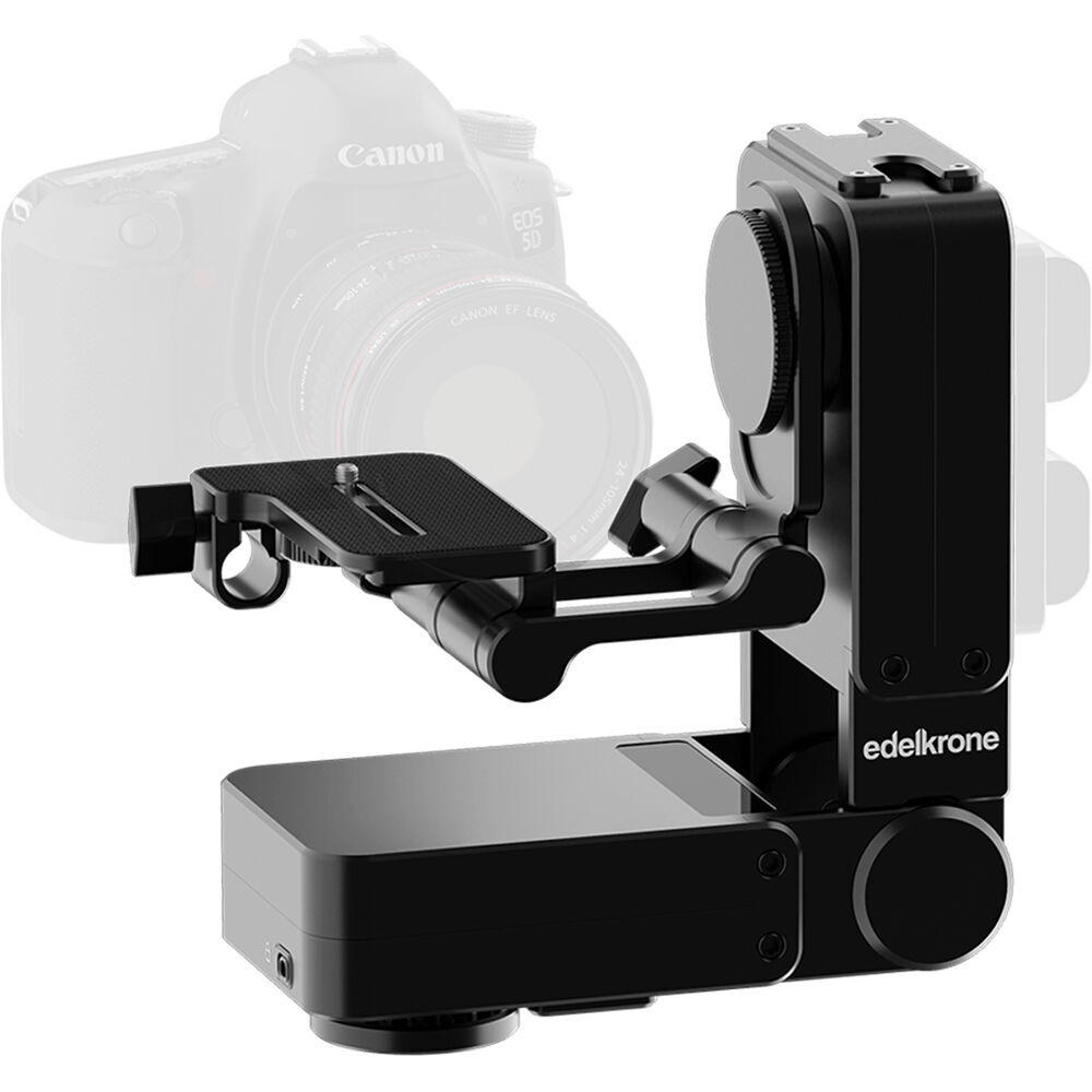 edelkrone HeadPLUS v3 Cabezal Pan y Tilt Automático, Carga Máxima 10 lb, Control Manual