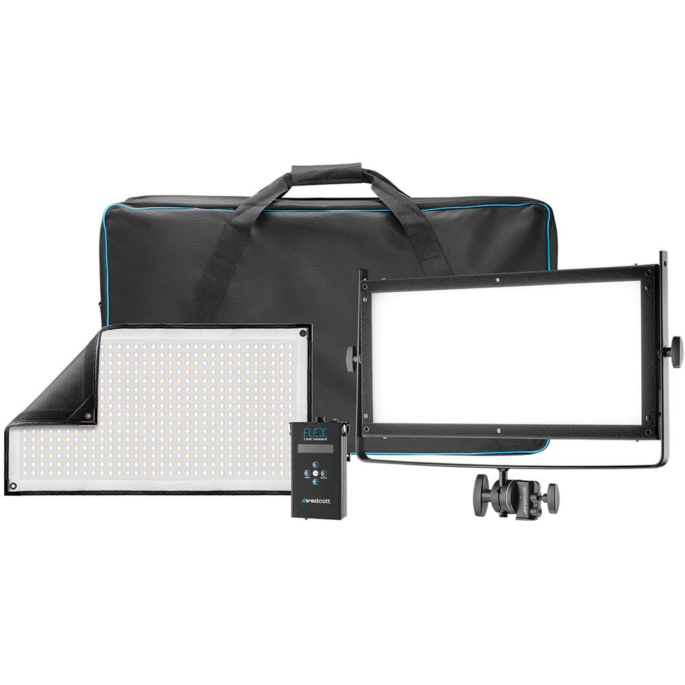 Westcott Flex Cine Bi-Color 1-Light Gear Kit 1 x 2' con Dimmer y Accesorios