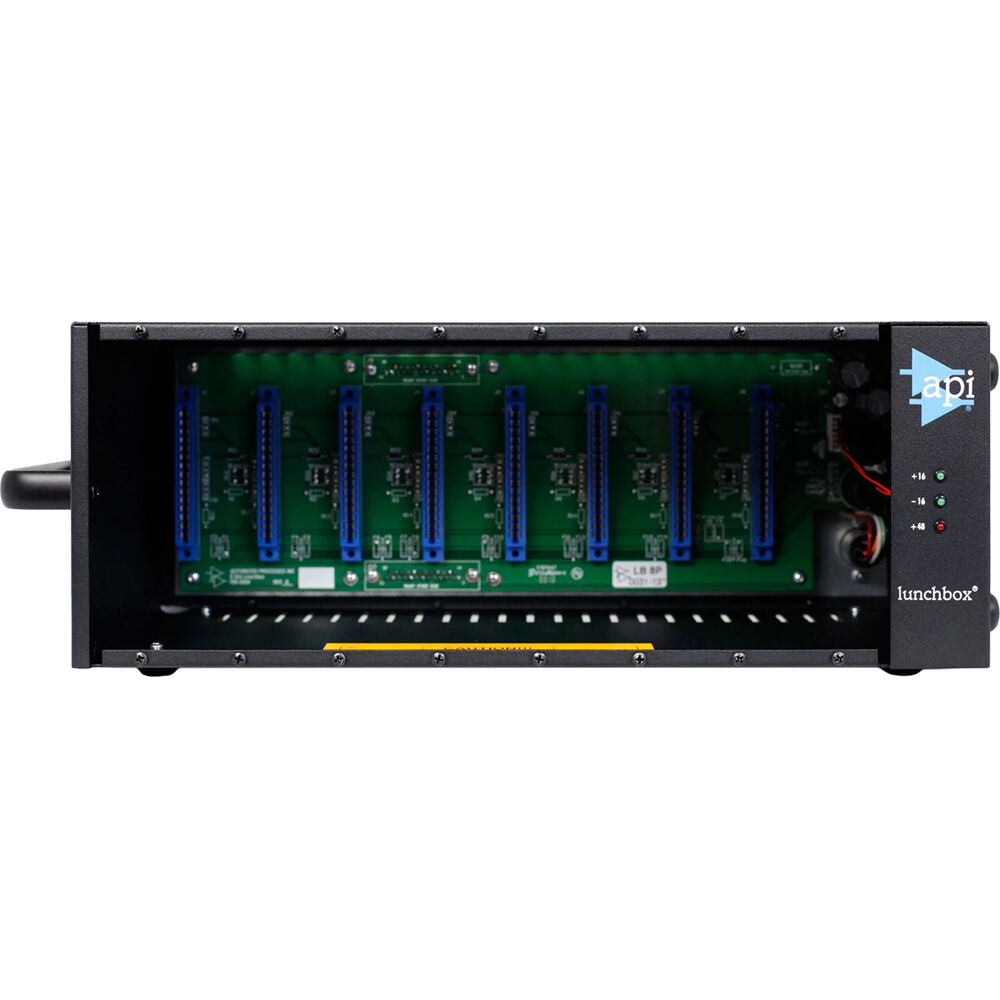 API AUDIO Lunchbox 8-Slot Rack Chassis para Módulos 500-Series con Alimentación Phantom