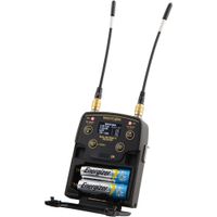 Wisycom MPR52-ENG Receptor Bodypack Inalámbrico de 2 Canales con Salida AES3 y Pantalla O
