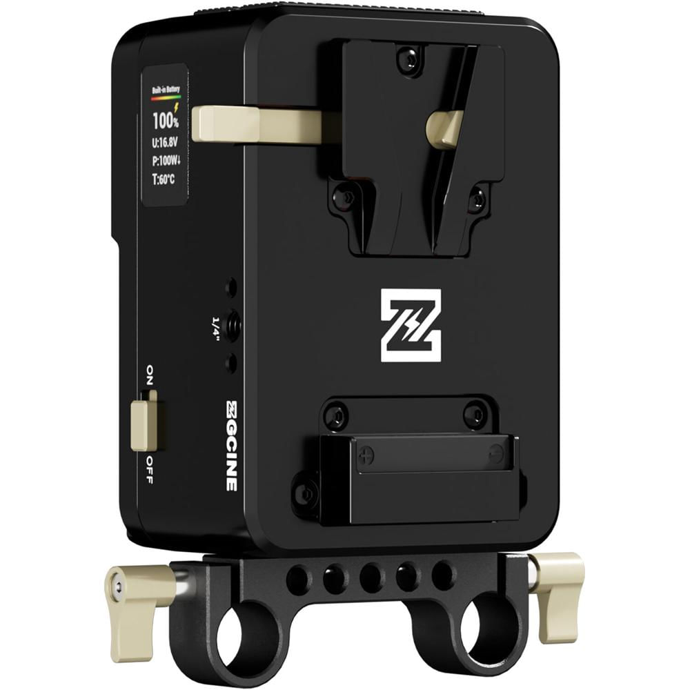 ZGCINE VM-HS1 Placa de Batería V-Mount Hot-Swap con Batería Integrada de 3500mAh y Salid