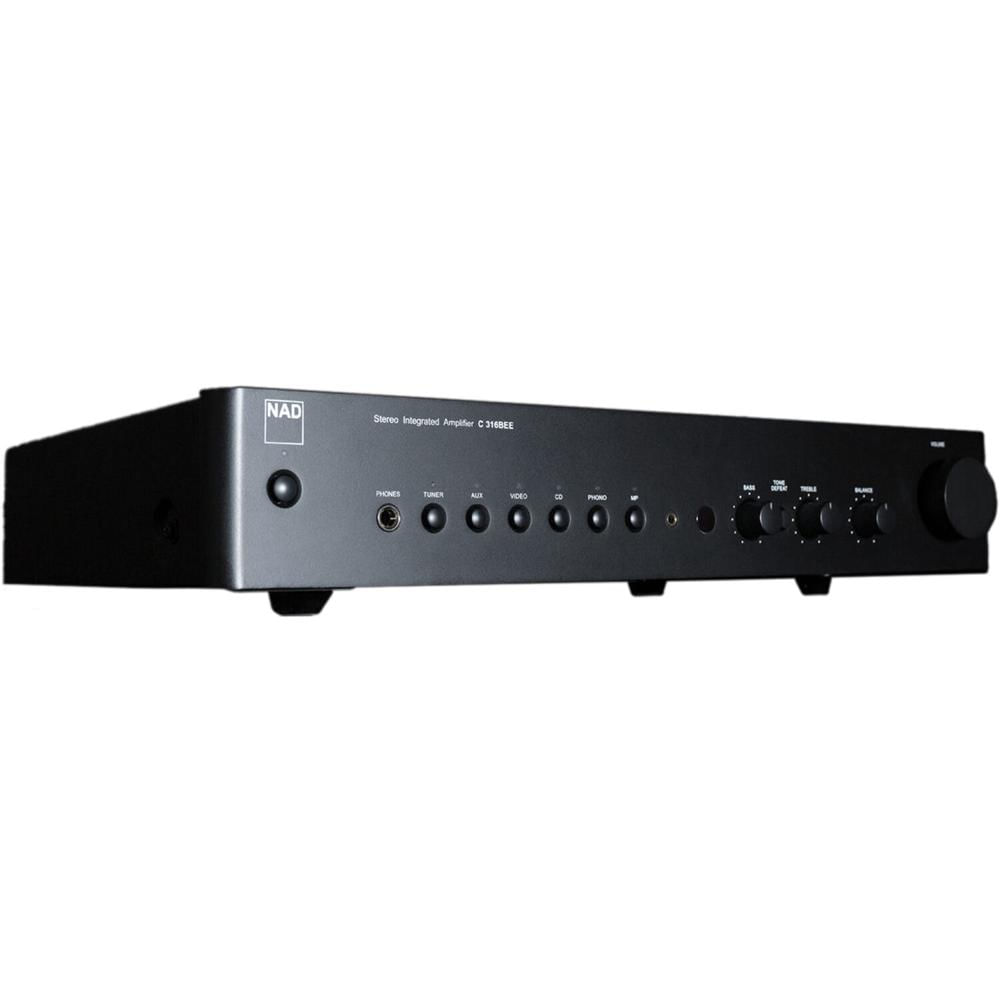 NAD Electronics Amplificador Integrado C 316BEE 40W - 2 Canales, 6 Entradas RCA, Ecología