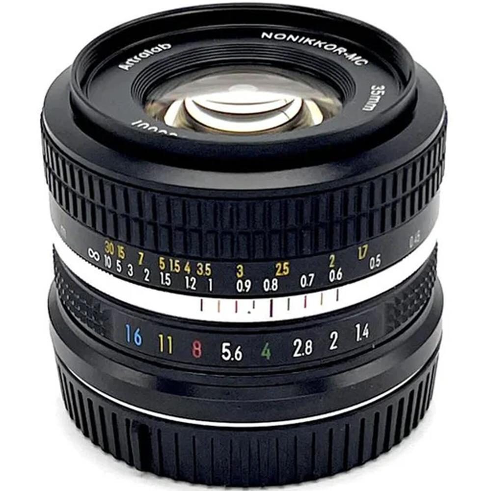 Artra Lab Lente Nonikkor-MC 35mm f/1.4 para FUJIFILM X - Gran apertura, enfoque manual, re