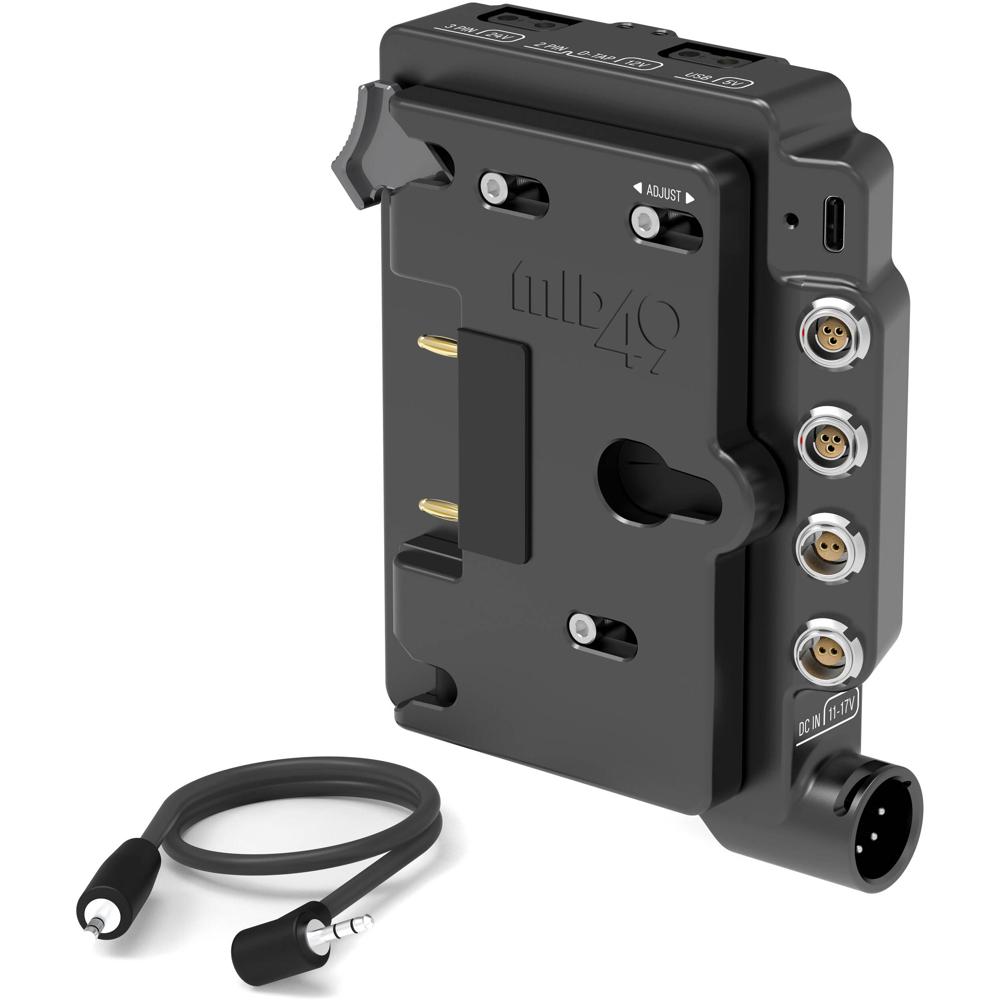 MID49 Power Distribution Box DB-13 para FUJIFILM GFX ETERNA 55 - Montaje Gold, Entrada XLR