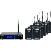 VocoPro SilentPA-SEMINAR10 Sistema de Audio Inalámbrico con Transmisor de Mesa y 10 Recep