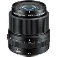 FUJIFILM GF 45mm f/2.8 R WR Lens - Montura G, Abertura f/2.8 a f/32, Sellado contra polvo