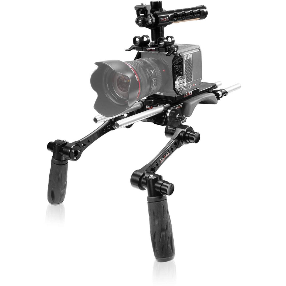 SHAPE Camera Cage para RED KOMODO con Mango Superior y Base de Hombro, Incluye Agarraderas