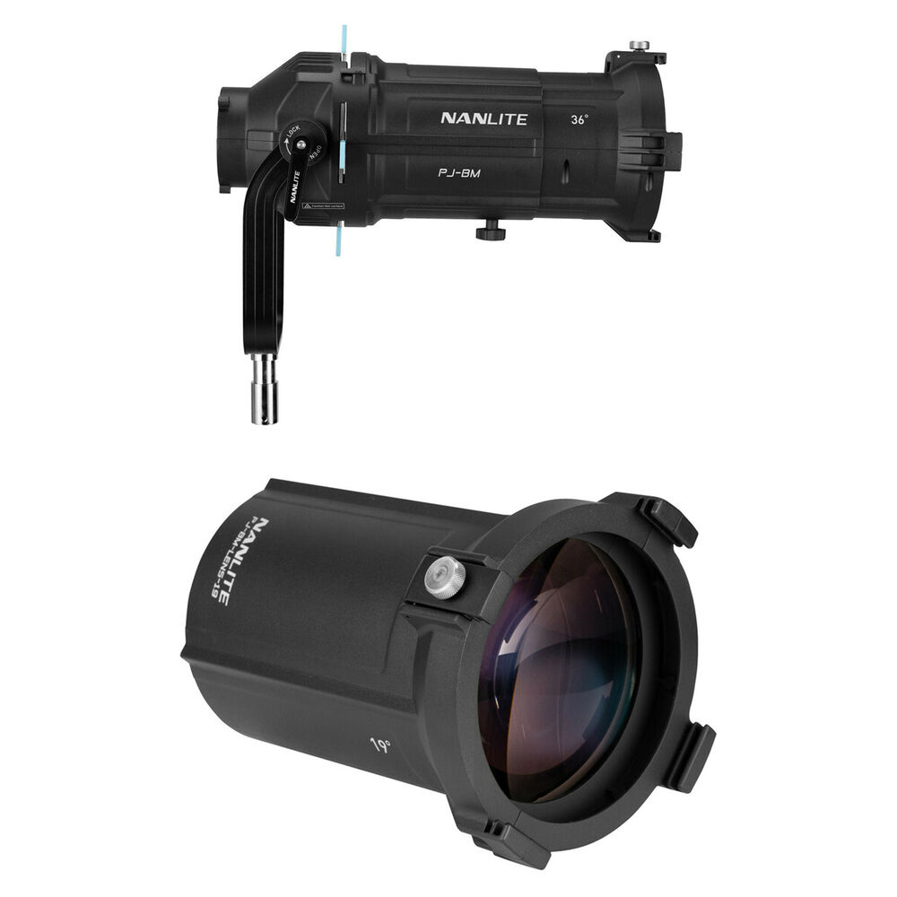 Nanlite Kit de Lentes de Proyección para Montura Bowens con Lentes de 36° y 19°