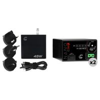 Core SWX Kit de Baterías NANO-C98X BP-A-Type con Cargador XPD-45 - 2 Baterías 98Wh 6600m