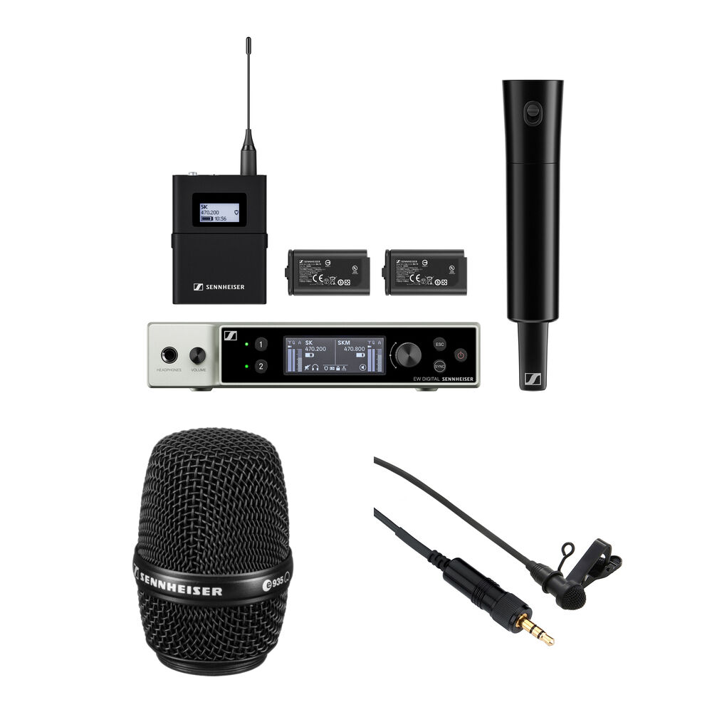 Sennheiser EW-DX SK-SKM-S Sistema Inalámbrico Digital de 2 Canales con Transmisores de Ma