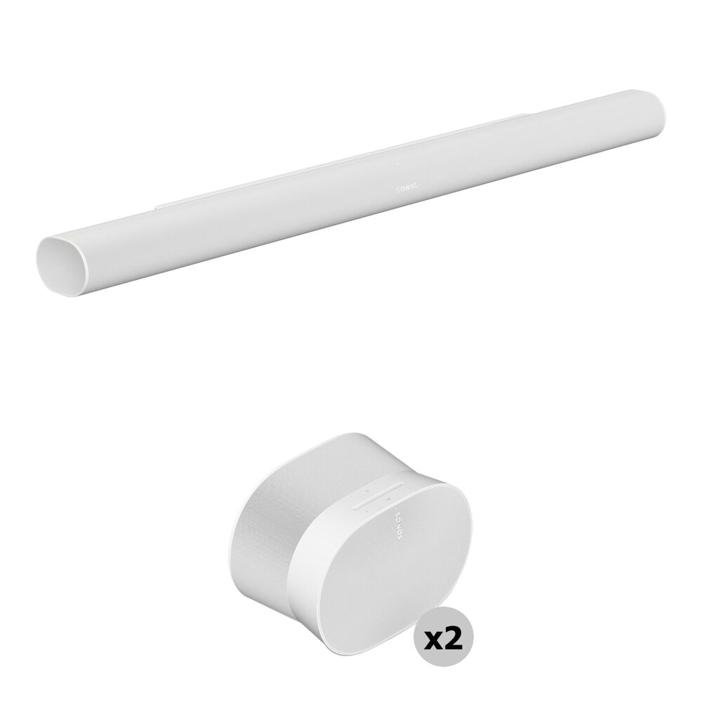 Sonos Arc Ultra Soundbar y 2 Altavoces Era 300 - Sonido Inmersivo 9.1.4 Canales, Soporte D