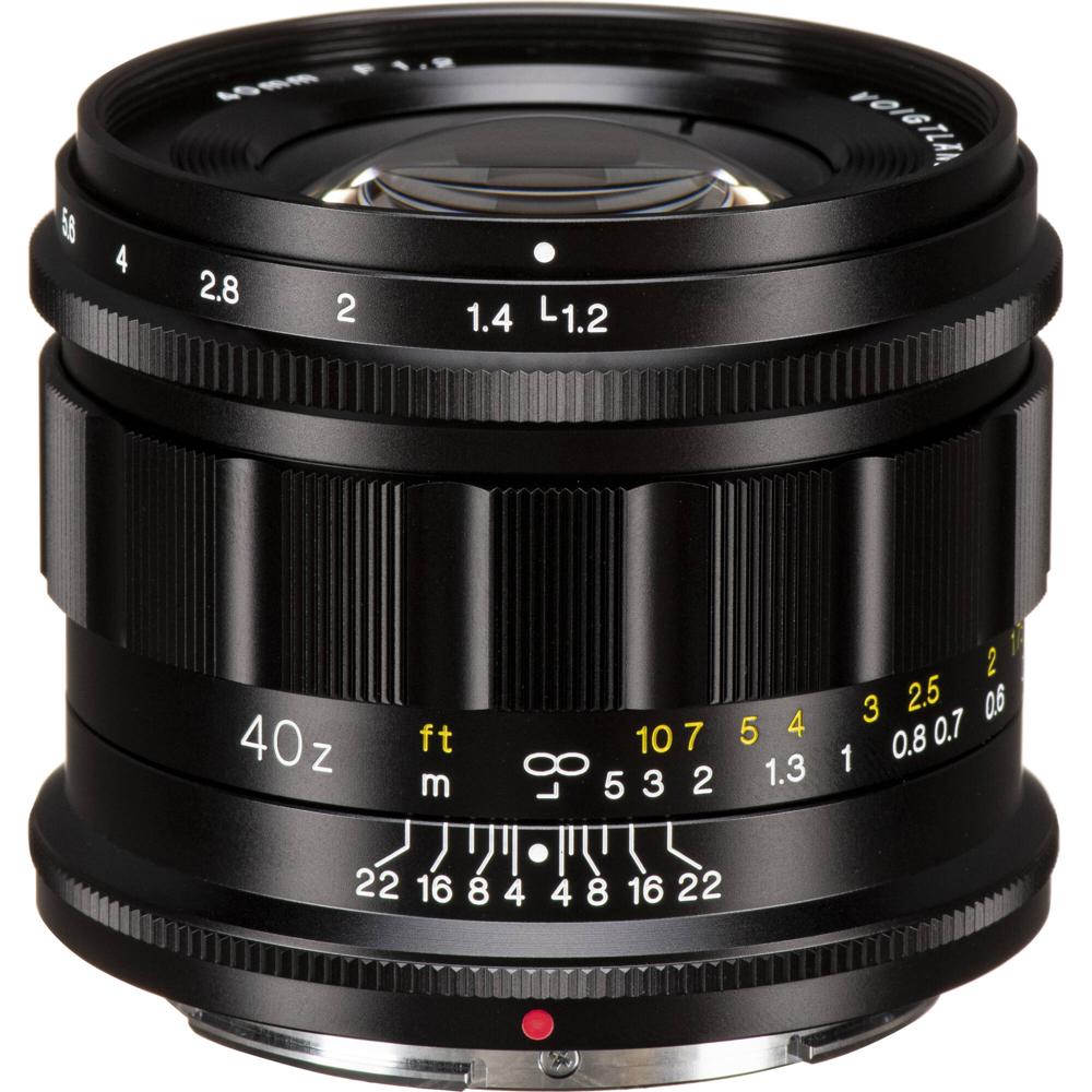 Voigtlander NOKTON 40mm f/1.2 Aspherical Lens para Nikon Z - Apertura f/1.2, Enfoque Manua