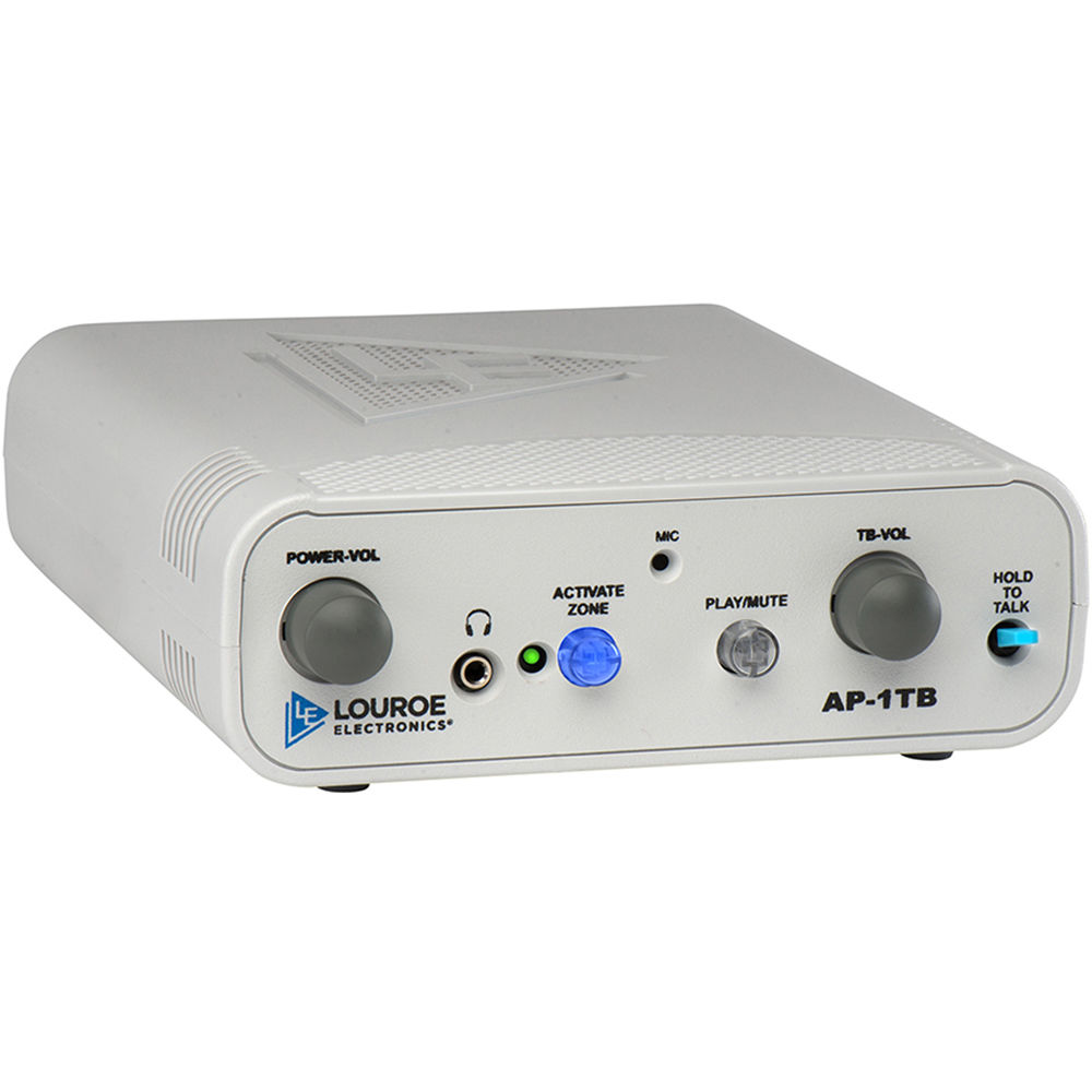 Louroe AP-1TB Estación Base de Monitoreo de Audio con Micrófono y Altavoz Integrados, Al